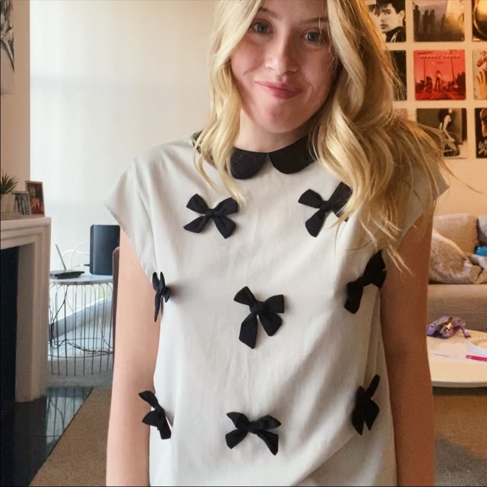 ASOS Bow Blouse - Picture 2 of 4